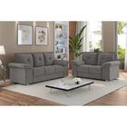 Jogo De Sofá 2 E 3 Lugares Suede Veludo Multimóveis Cr45051 C