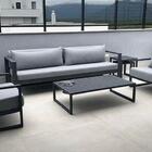 Jogo De Sofá Completo De Alumínio Para Jardim Sala Piscina