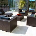 Jogo De Sofa Em Fibra - Kit Completo Para Área Externa