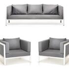 Jogo De Sofá Para Jardim E Varanda Em Alumínio Area Externa
