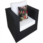 Jogo De Sofá, Poltronas E Mesa Em Alumínio Paris Em Fibra Sin