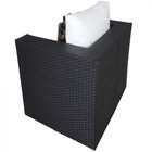 Jogo De Sofá, Poltronas E Mesa Em Alumínio Paris Em Fibra Sin