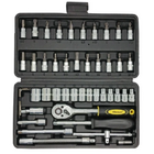 Jogo De Soquete 1/4  46 Peças