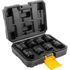 Jogo De Soquete De Impacto Sextavado 10 À 24 Mm Encaixe 1/2"