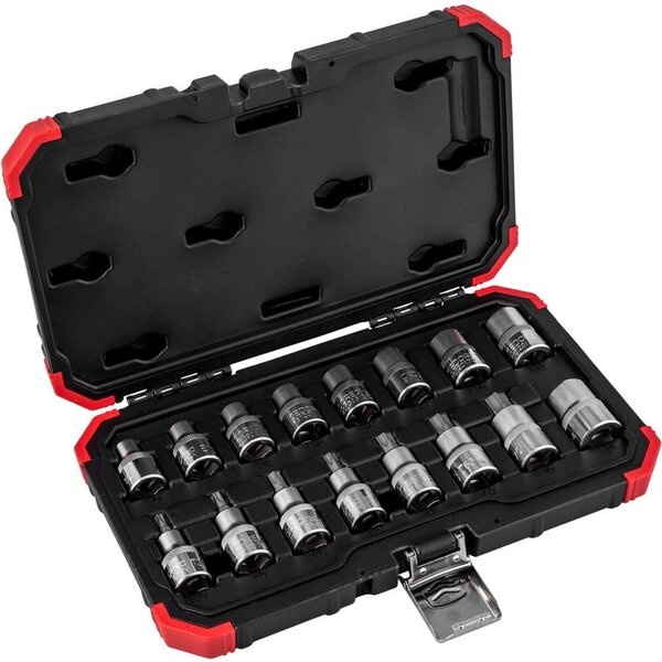 Jogo De Soquete E Chave Soquete Torx 1/2' - E10 A E24 E T30 A