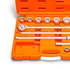 Jogo De Soquete Estriado 8 A 32mm 3/4pol. 44853/214 - Tramont