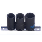 Jogo De Soquete Impacto Longo Encaixe 1/2" De 17 A 21mm King