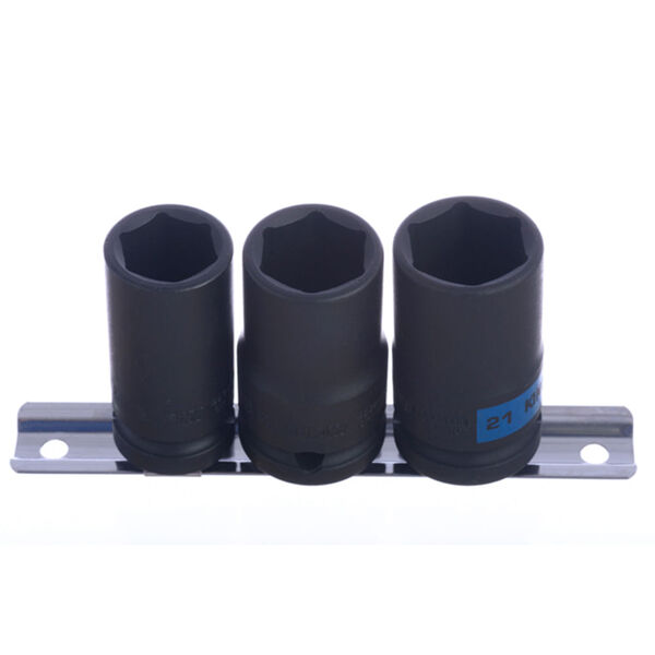 Jogo De Soquete Impacto Longo Encaixe 1/2" De 17 A 21mm King