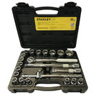 Jogo De Soquetes 1/2" - 8 A 32mm Stanley - 22 Peças - Stmt812
