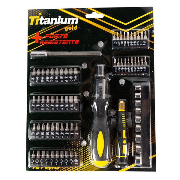 Jogo De Soquetes 1/4" C/ 72 Pcs