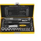 Jogo De Soquetes E Ponteiras Vonder Com Catraca 33 Pecas