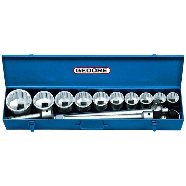 Jogo De Soquetes Estriado 1" - 36 A 80mm Gedore D21emu 018250