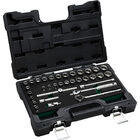 Jogo De Soquetes Estriado 3/8" - 6 A 22mm - 3/8" A 7/8" Belze