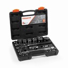 Jogo de Soquetes Estriados 1/2" 20 Peças Robust
