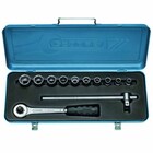 Jogo De Soquetes Sextavado 1/2" 10 A 22mm Gedore 12 Peças - 0