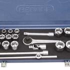 Jogo De Soquetes Sextavado 1/2" - 10 A 32mm Gedore 25 Peças -