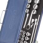 Jogo De Soquetes Sextavado 1/2" - 10 A 32mm Gedore 25 Peças -