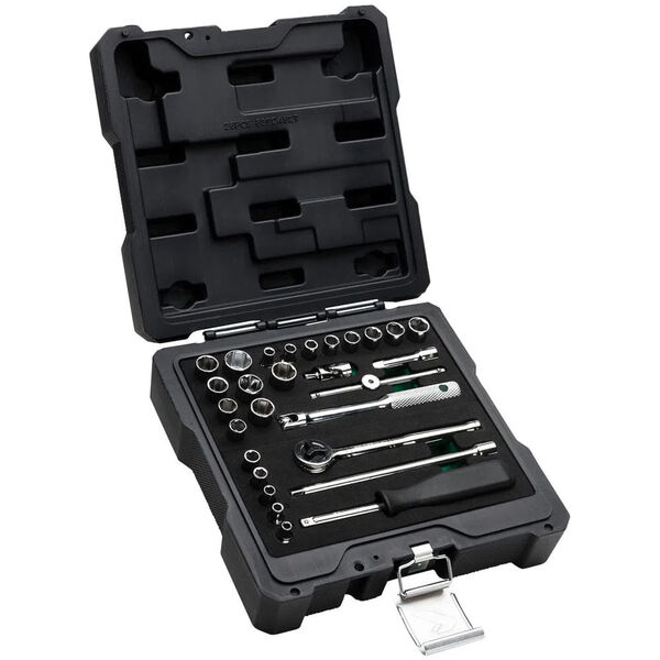 Jogo De Soquetes Sextavado 1/4" - 4 A 14mm Belzer 28 Peças 23