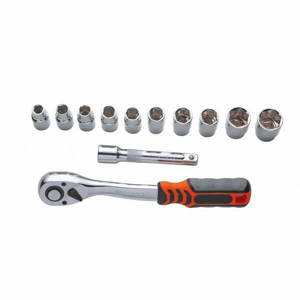 Jogo de Soquetes Sextavado 22mm 12 Peças Robust