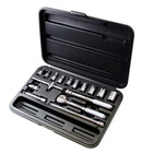 Jogo De Soquetes Sextavados 18 Peças 4 A 13 Mm Blackedecker