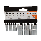 Jogo de Soquetes Sextavados 7-19mm 6 Peças Dexter