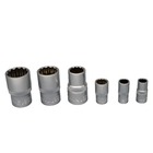 Jogo de Soquetes Sextavados 7-19mm 6 peças Dexter