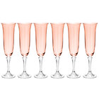 Jogo De Taça Para Champagne 6 Peças 175 Ml Kleopatra-bohemia