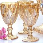 Jogo De Taças Amber Metalizada 330ml - Class Home