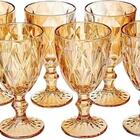 Jogo De Taças Amber Metalizada 330ml - Class Home