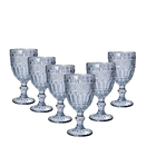 Jogo De Taças Brand Cinza 345ml 6 Peças Agua Suco