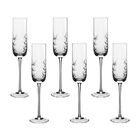 Jogo De Taças Champagne Em Cristal Strauss 232ml 6 Peças 401.