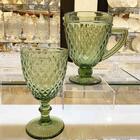 Jogo De Taças De Bico Em Vidro Para Água Lyor Abacaxi 6 Peças