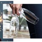 Jogo De Taças De Cristal Titânio 220ml Conjunto 6 Taças Para