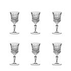 Jogo De Taças De Licor Em Cristal Strauss 80ml 6 Peças