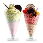 Jogo De Taças De Sobremesa De Vidro Para Sorvete 150ml 3 Peça