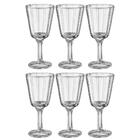 Jogo De Taças De Vidro Transparente Cintra 200ml 6 Peças - Ha