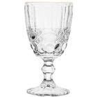 Jogo De Taças De Vidro Transparente Fio De Ouro Libélula 340m