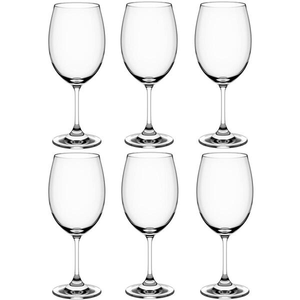 Jogo De Taças De Vinho Cristal 6 Peças Taças Para Vinho 450ml