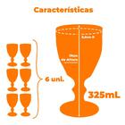 Jogo De Taças E Copos De Vidro Diamond Fio De Ouro 12 Peças -