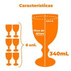 Jogo De Taças E Jarra Galaxy Lumini Transparente 7 Peças - Ca