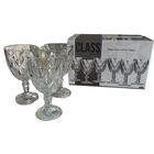 Jogo De Taças Em Vidro Água 300ml Diamante 6 Peças Class Home