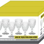 Jogo De Taças Para Água Clear Verre 6 Peças - Mimo Style