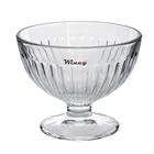 Jogo De Taças Para Sobremesa Athena De Vidro 3 Unidades Trans