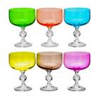 Jogo De Taças Para Sobremesa Em Cristal Bohemia Klaudie 6 Peç