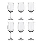 Jogo De Taças Para Vinho Branco Em Vidro Bohemia Milvus 640ml