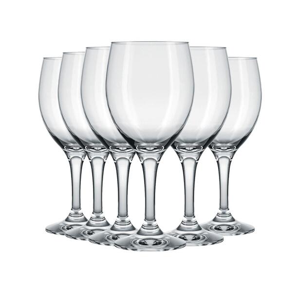 Jogo De Taças Para Vinho Nadir Imperatriz 600ml 6 Peças