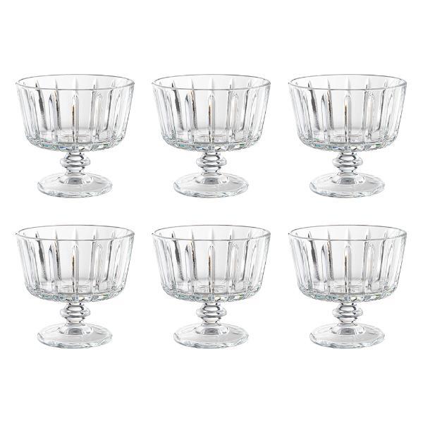 Jogo De Taças Sobremesa Em Vidro L'hermitage Dubois 240ml 6 P