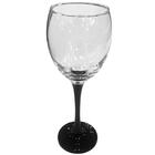 Jogo De Taças Venue Black Para Vinho 245ml Em Vidro 6 Peças