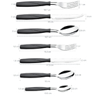 Jogo De Talheres 42 Pçs Faqueiro Talheres Garfo Faca Colher