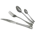 Jogo De Talheres 4 Peças Conjunto Luxo Colher Garfo Faca Jant